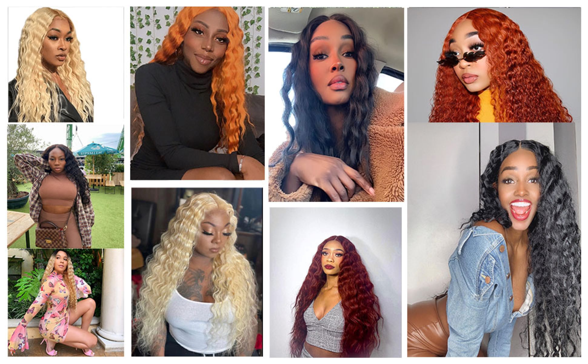 Synthetic Wigs types